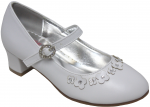 GIRLS DRESSY SHOES (2242483) WHITE SMOOTH